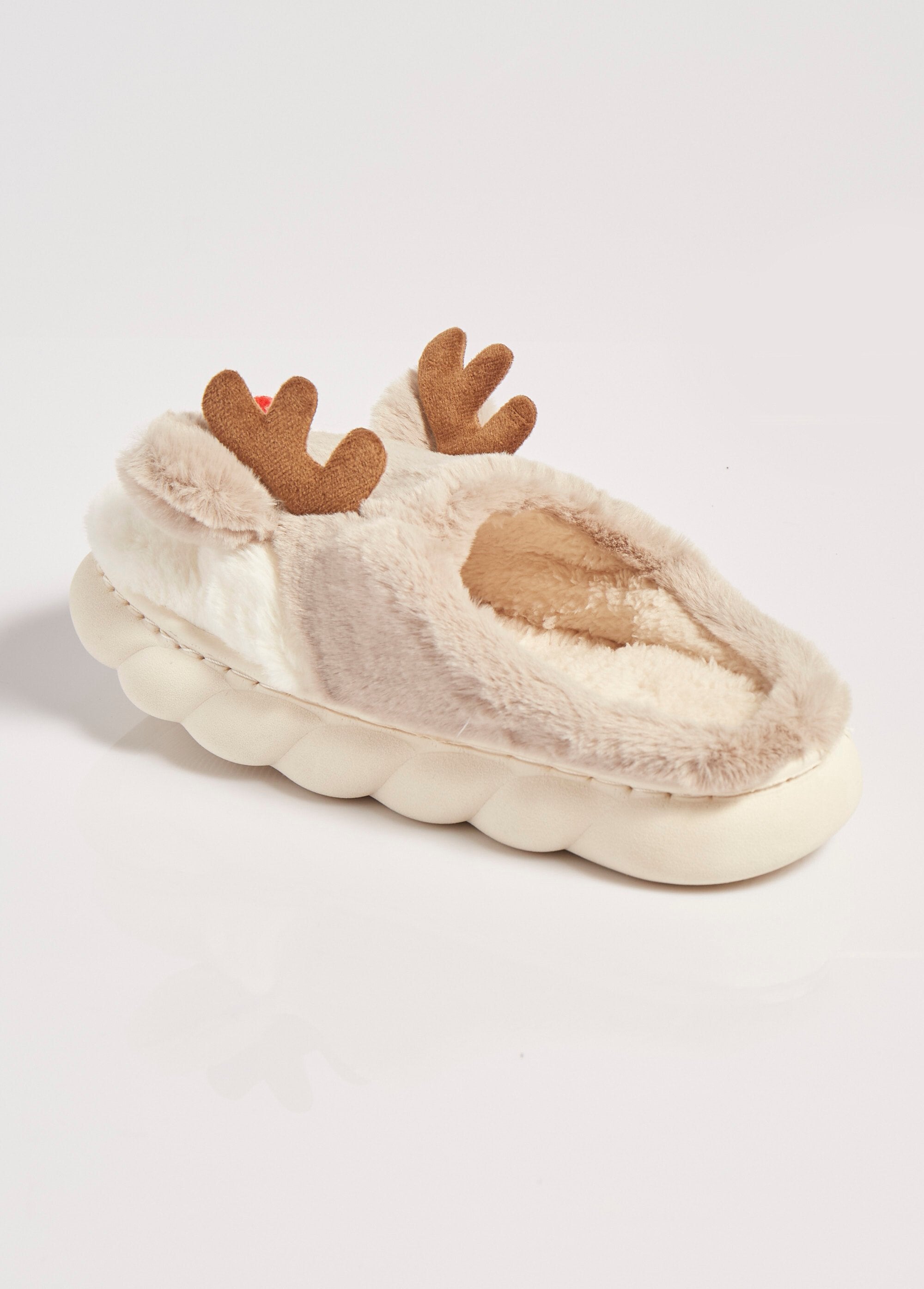 Christmas-themed_warm_fur_slippers_Beige_DO1_slim