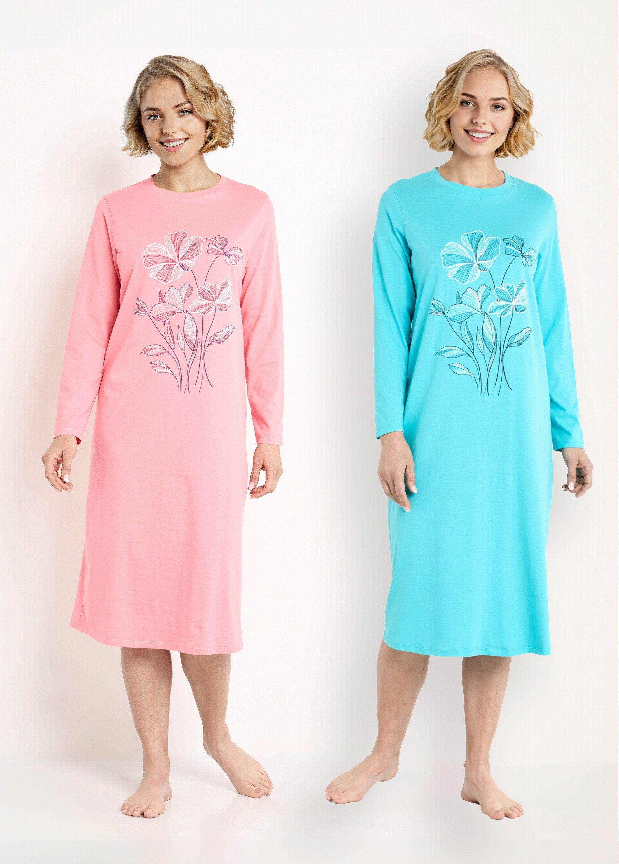 Mid-length_cotton_nightdress_-_set_of_2_Assorted_lot2_FA1_slim