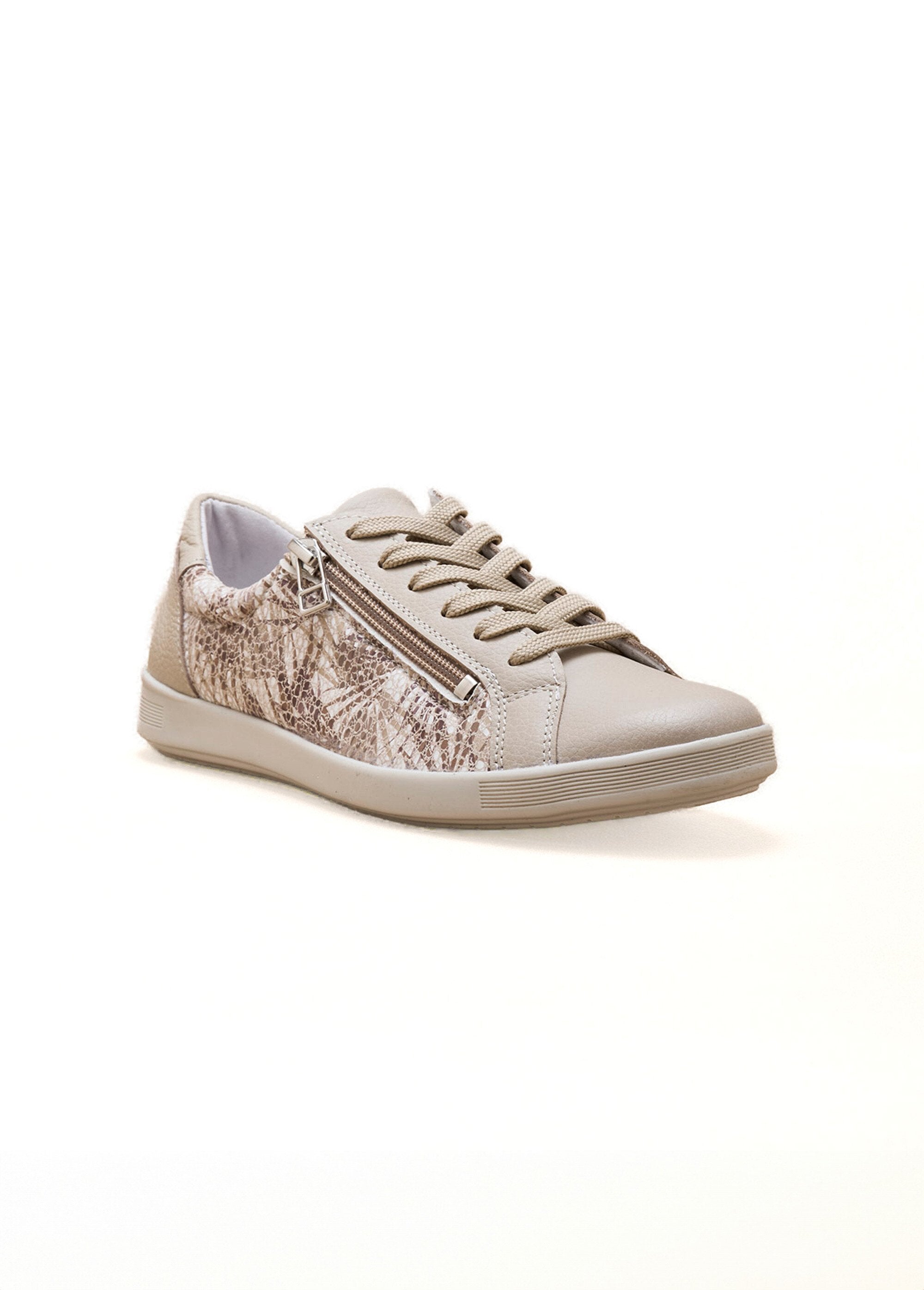Wide-width_lace-up_and_zipped_leather_sneakers_Beige_print_FA1_slim
