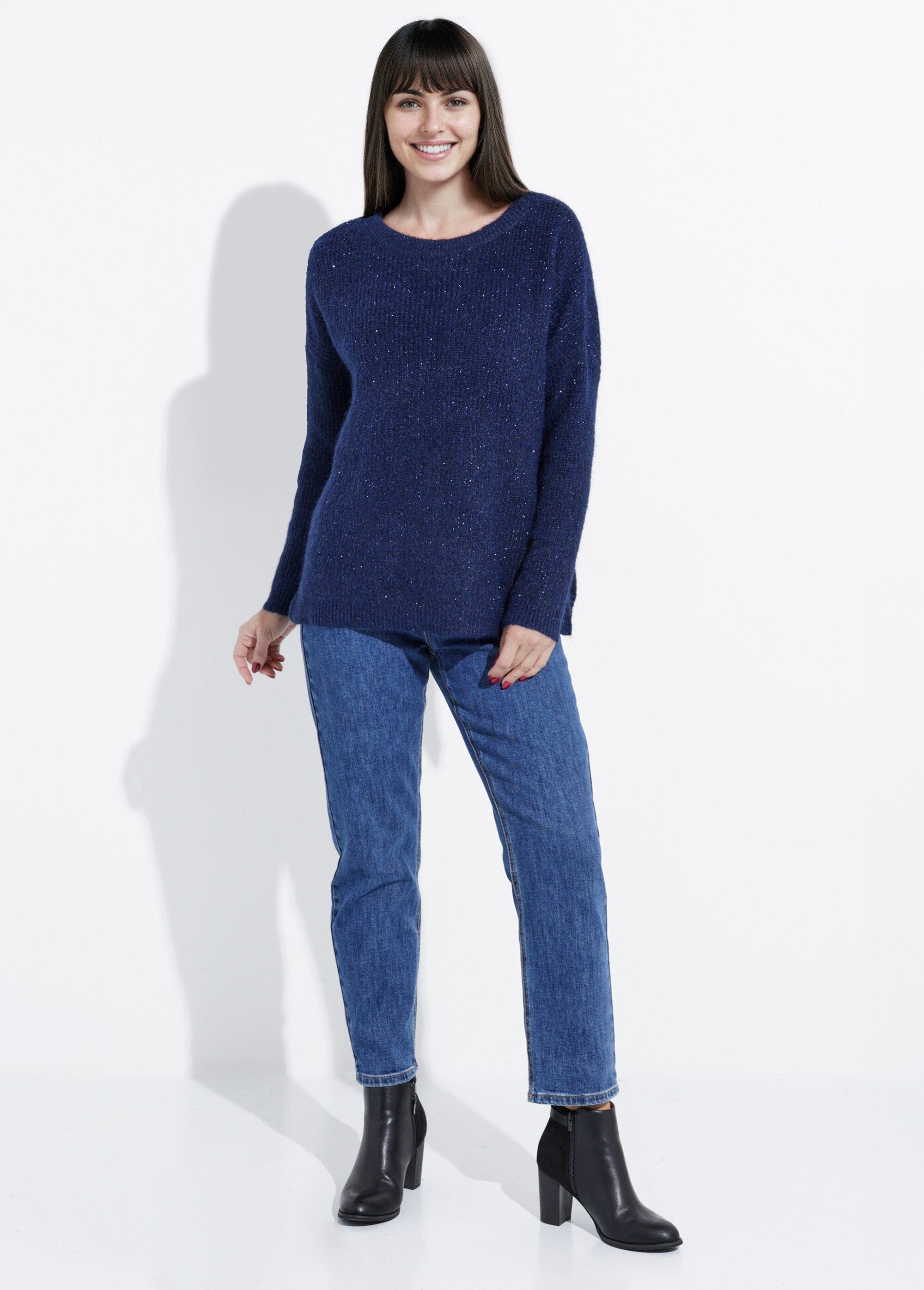 Boat_neck_fluffy_knit_sweater_Marine_SF1_slim