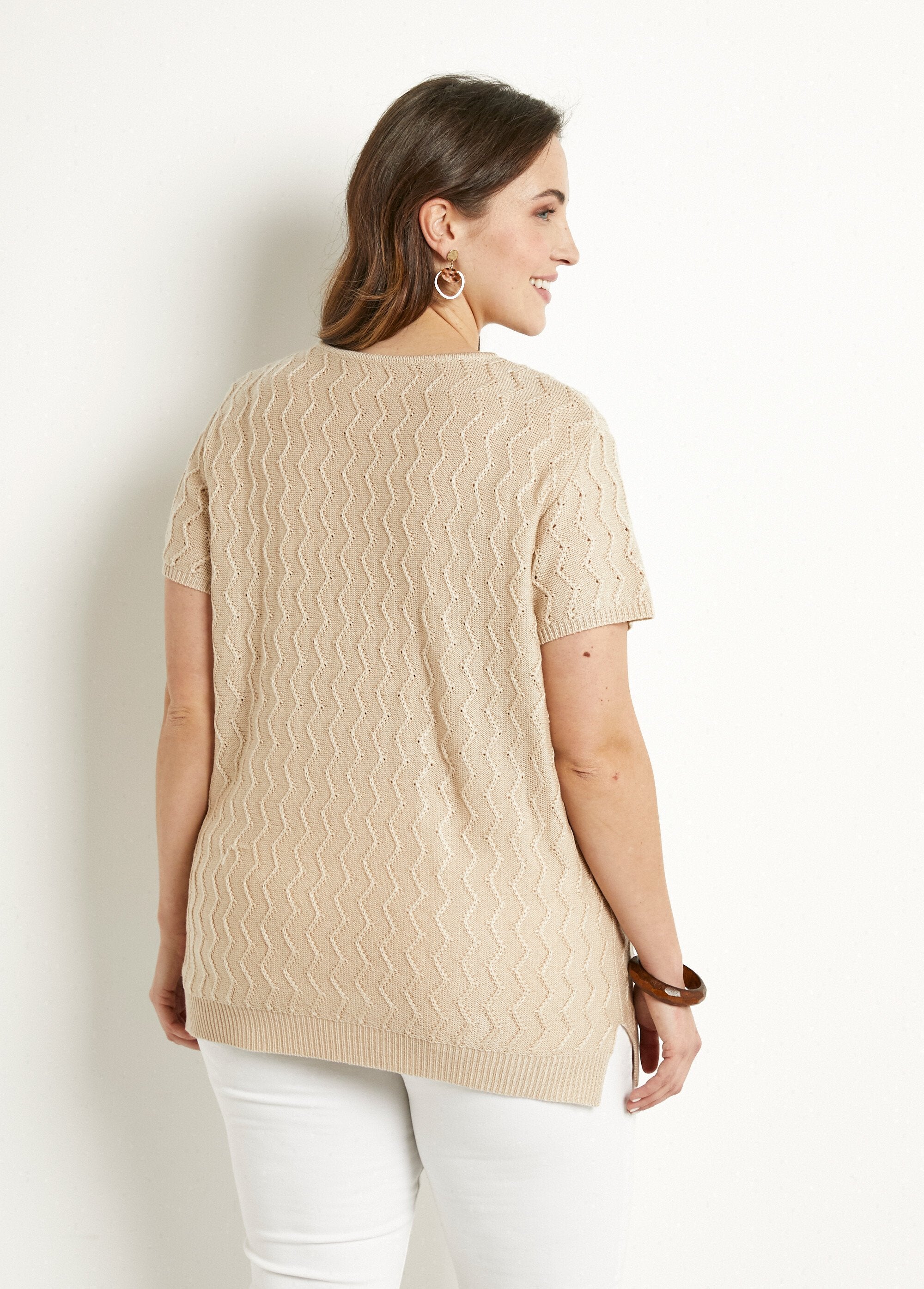 Short-sleeved_twisted_textured_knit_tunic_sweater_String_DO1_curvy