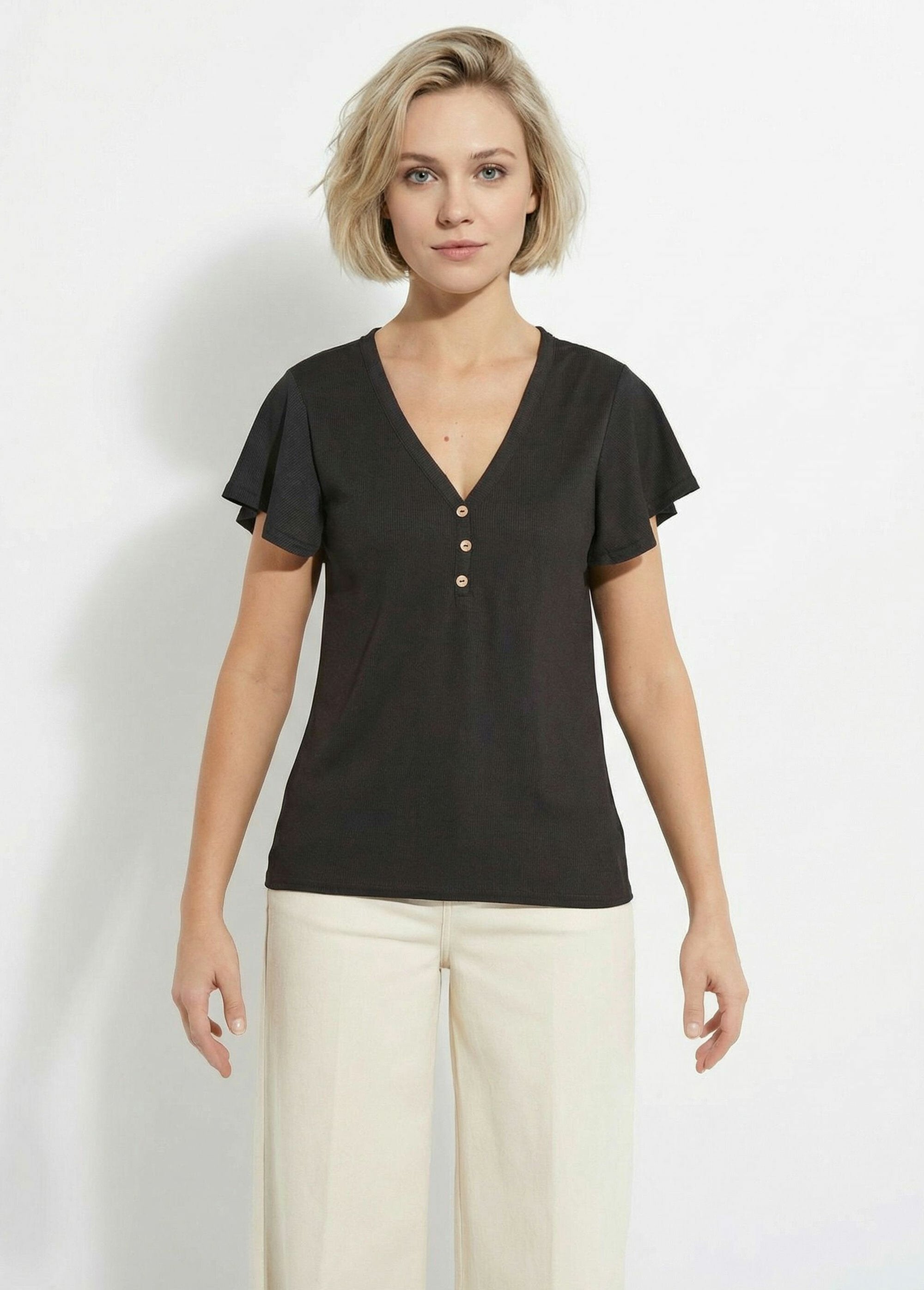 Ribbed_jersey_V-neck_T-shirt,_Essential_Black_FA1_slim
