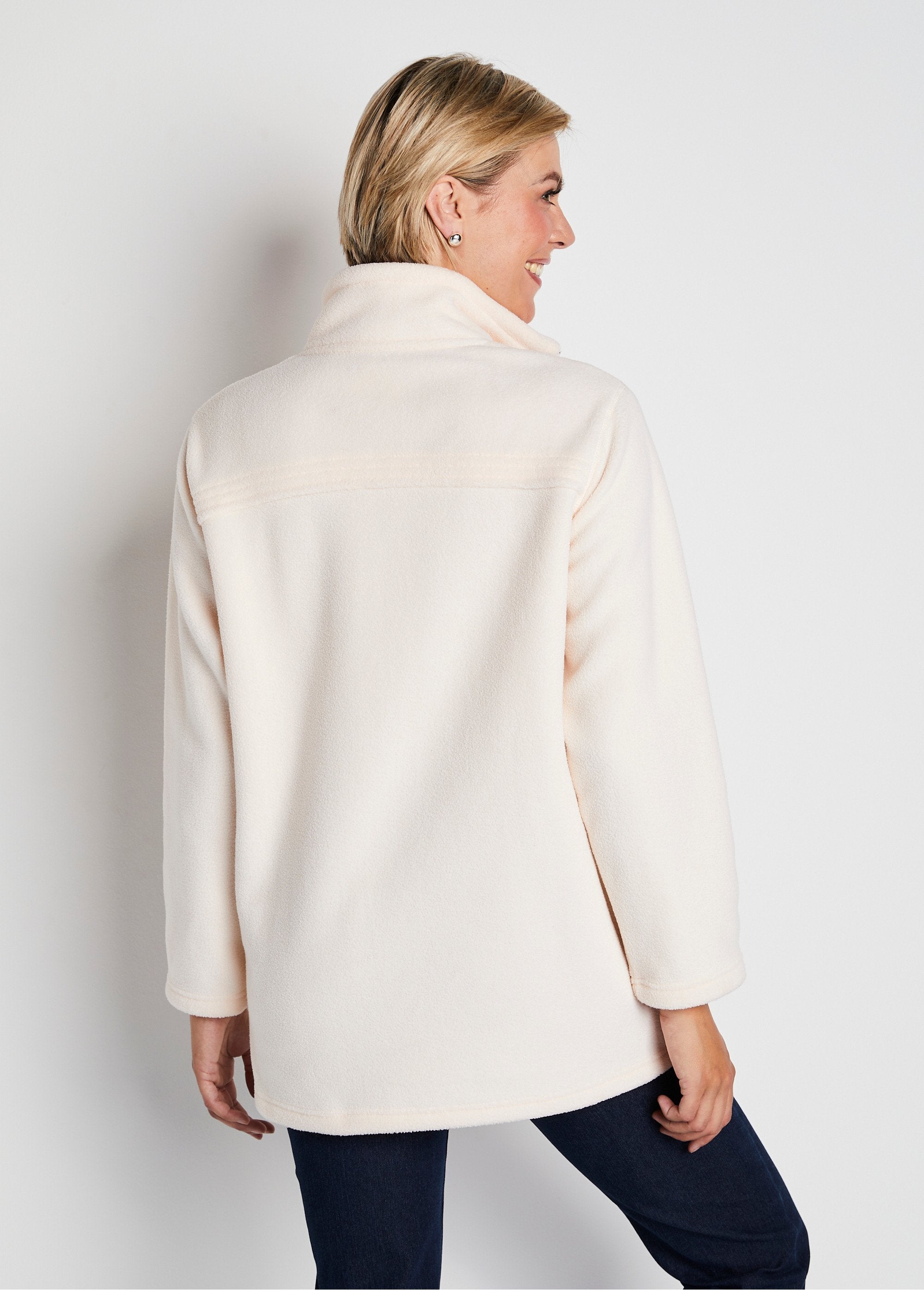 Long-sleeved_zipped_fleece_jacket_Beige_pink_DO1_slim