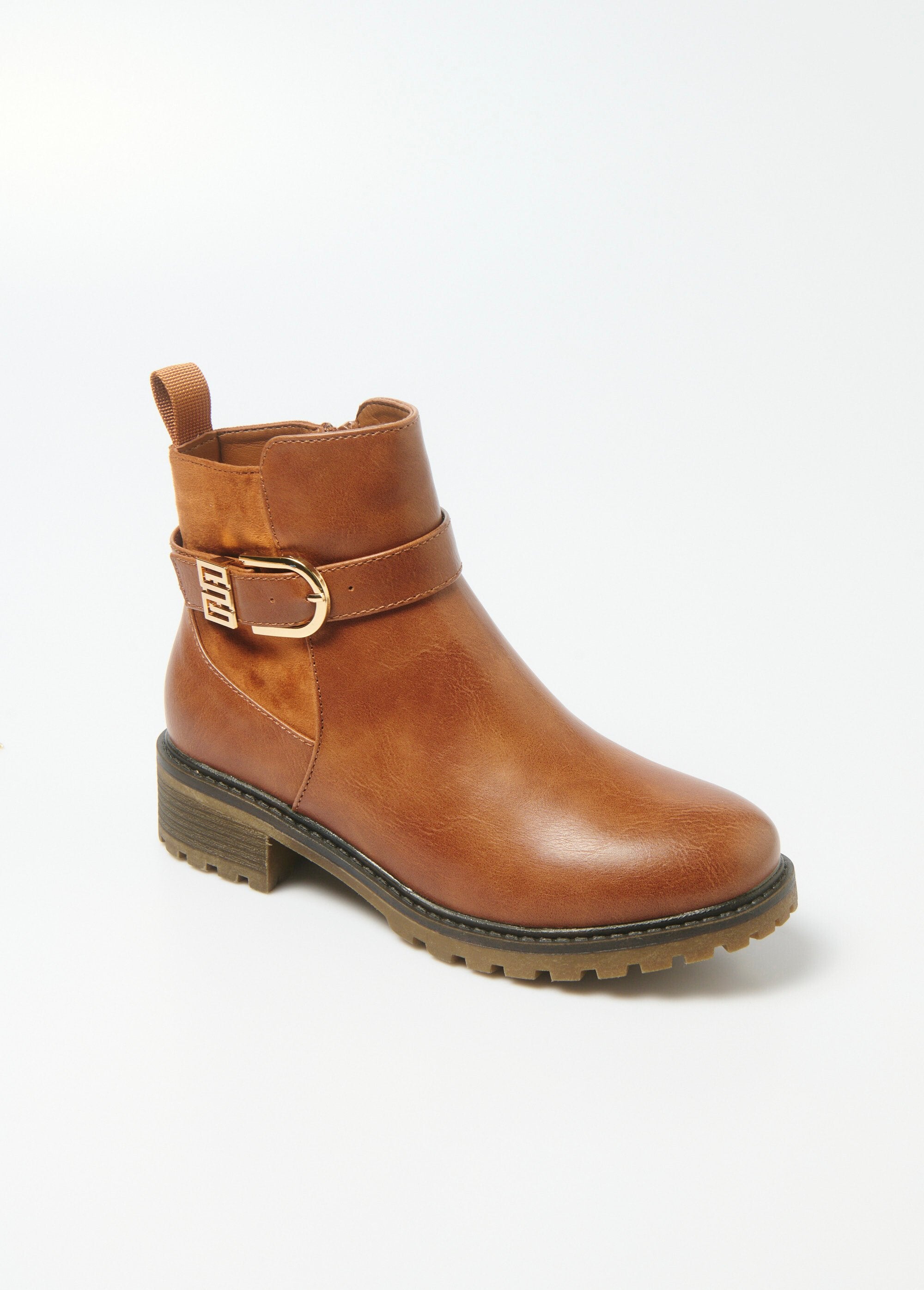 Round_toe_ankle_strap_buckle_boots_camel_FA1_slim