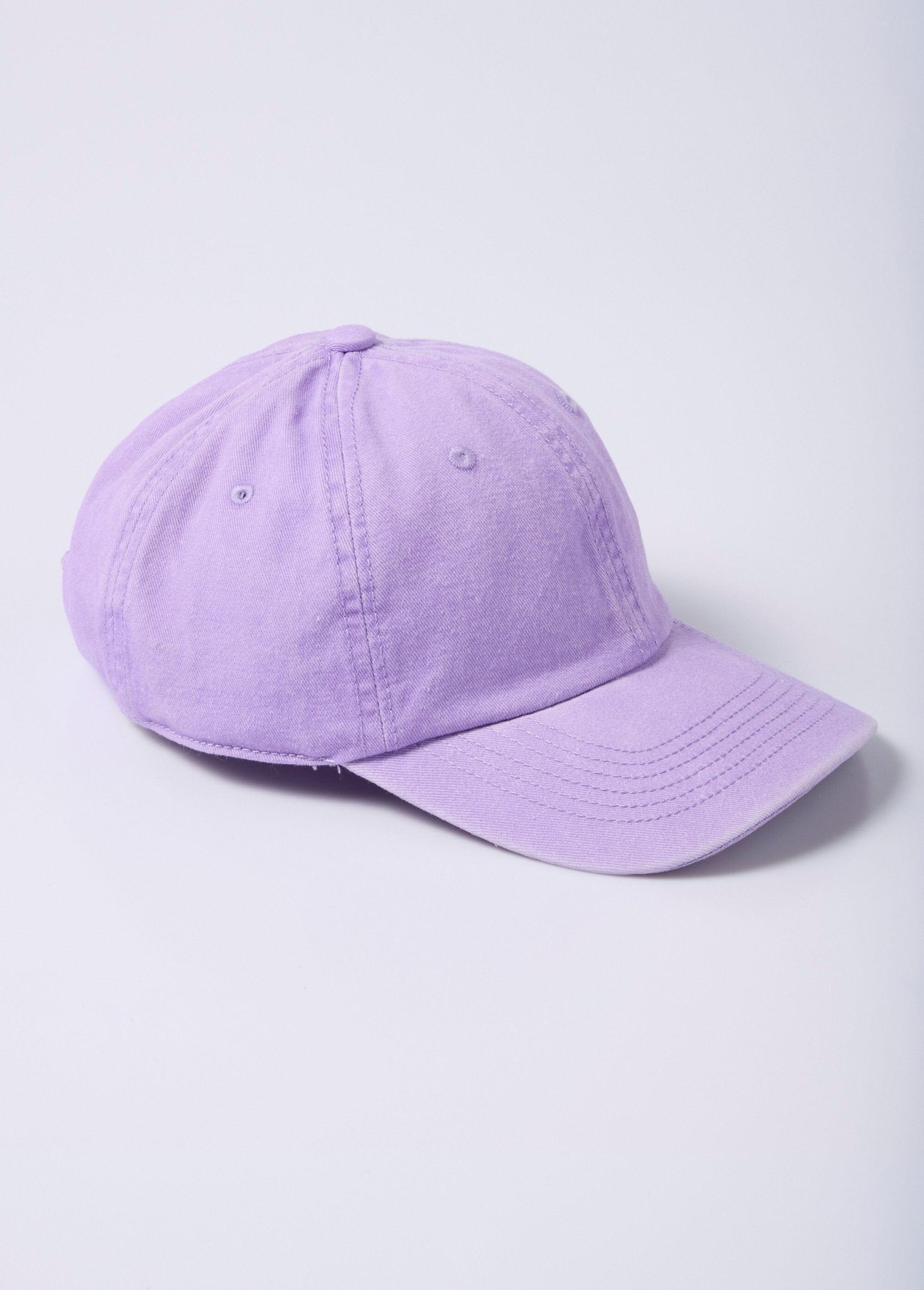 Casquette_en_toile_colorée_effet_usé_Parme_FA1_slim
