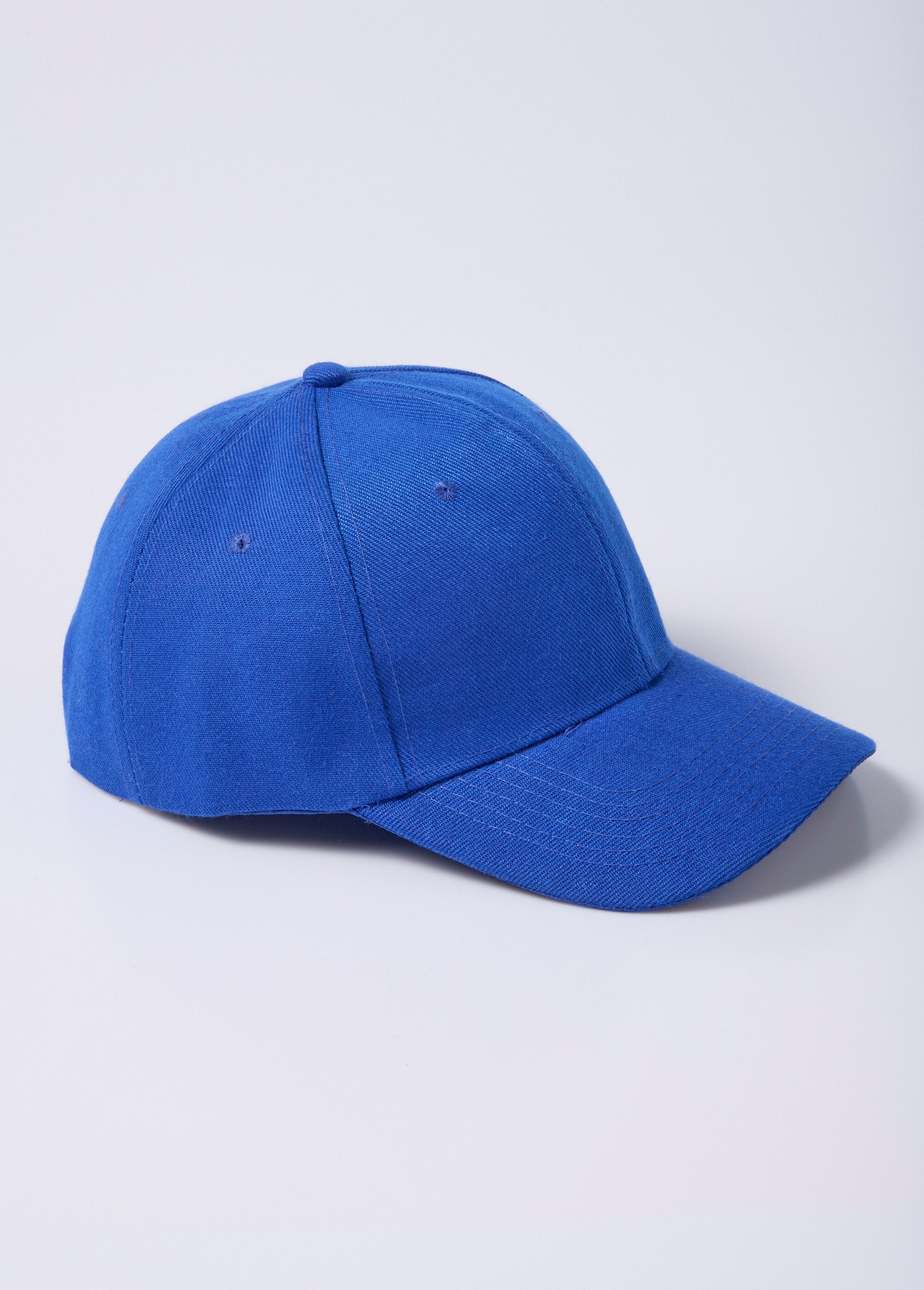 Adjustable_cap,_colored_denim_canvas_Hard_blue_FA1_slim