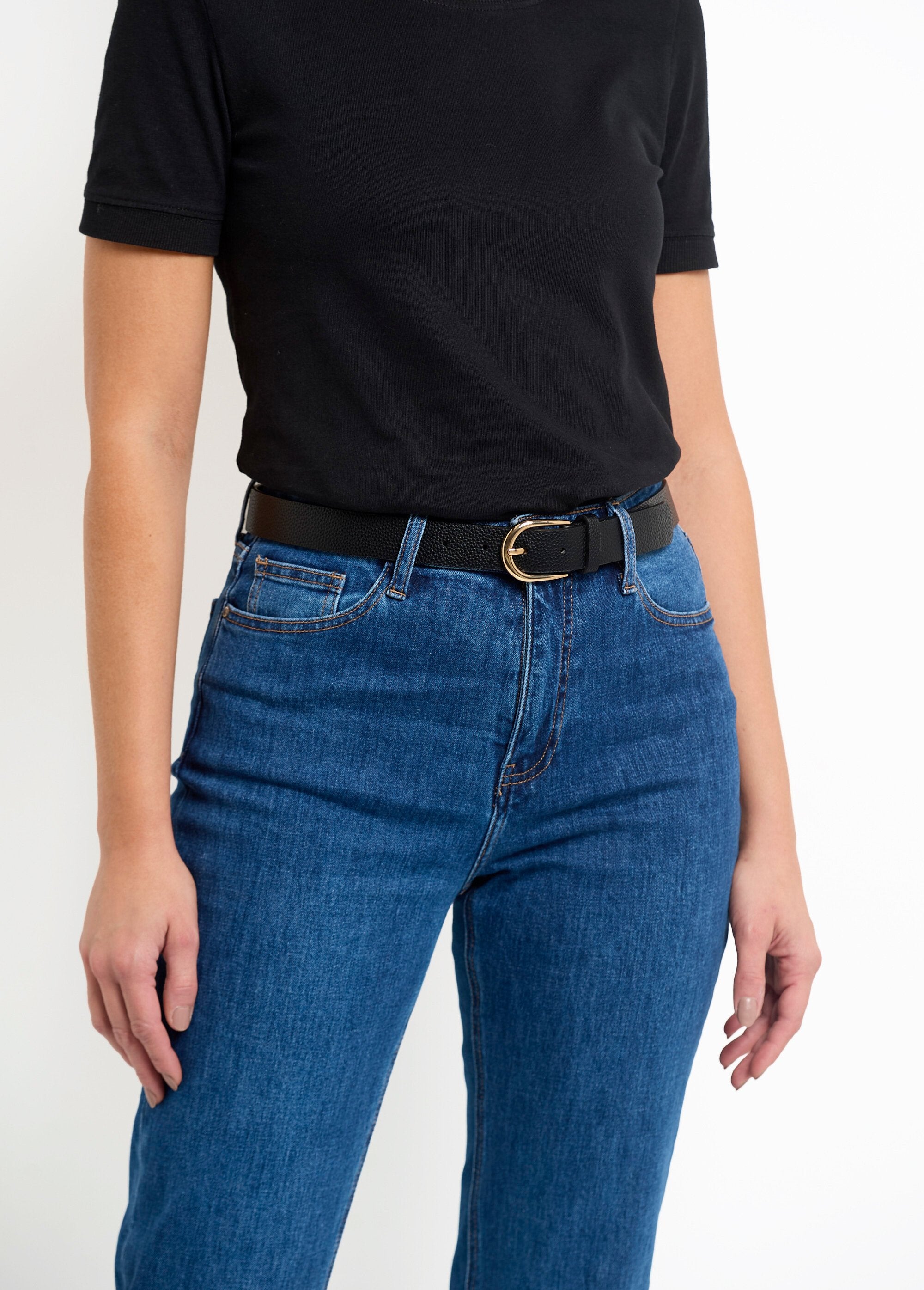 Imitation_leather_belt_with_metal_buckle_Black_FA1_slim