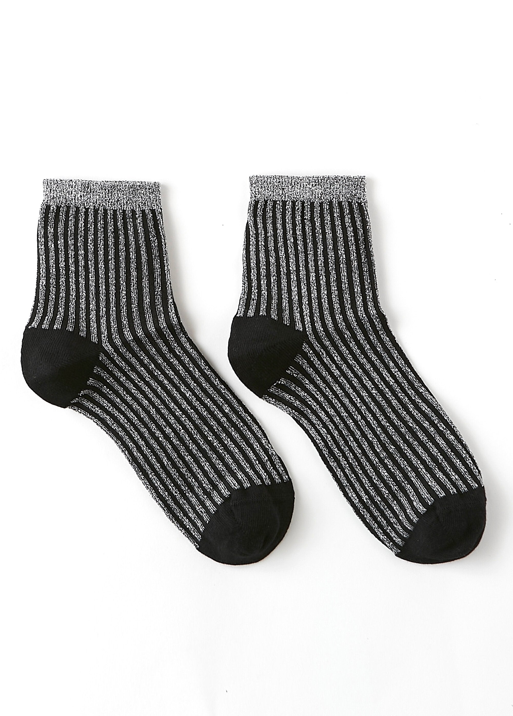 Chaussettes_fil_métallisé_cotelées_Noir_FA1_slim