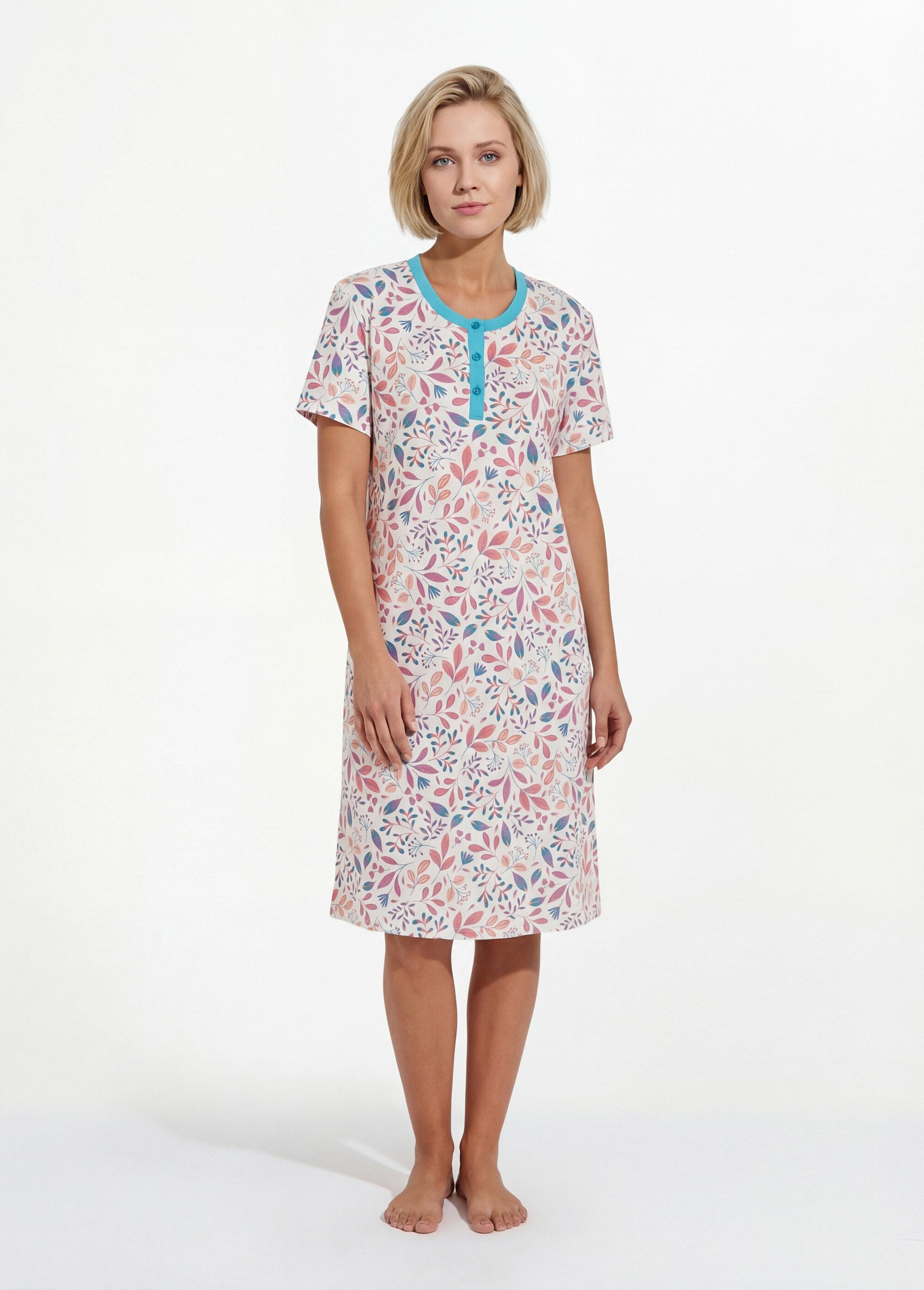 Short_printed_nightgown_with_Tunisian_collar_Pink_print_FA1_slim