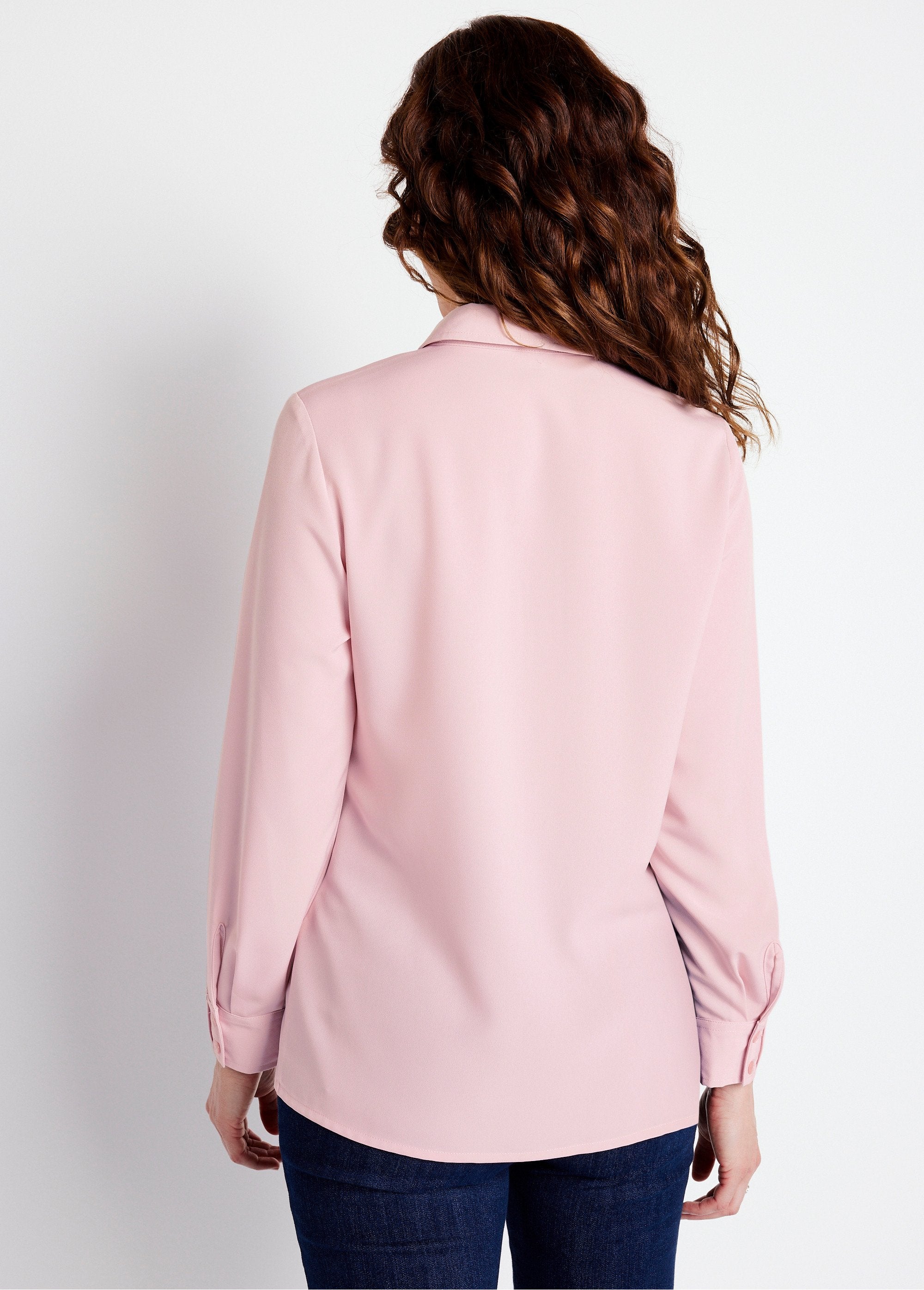 Plain_buttoned_long_rhinestone_blouse_with_shirt_collar_Pink_DO1_slim