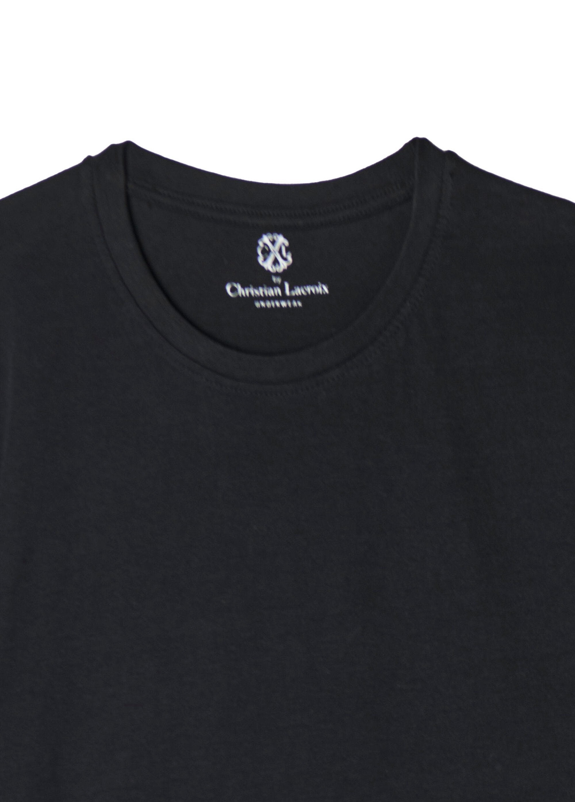 CXL_by_Christian_Lacroix®_-_Pure_cotton_T-shirt_Black_DE1_slim