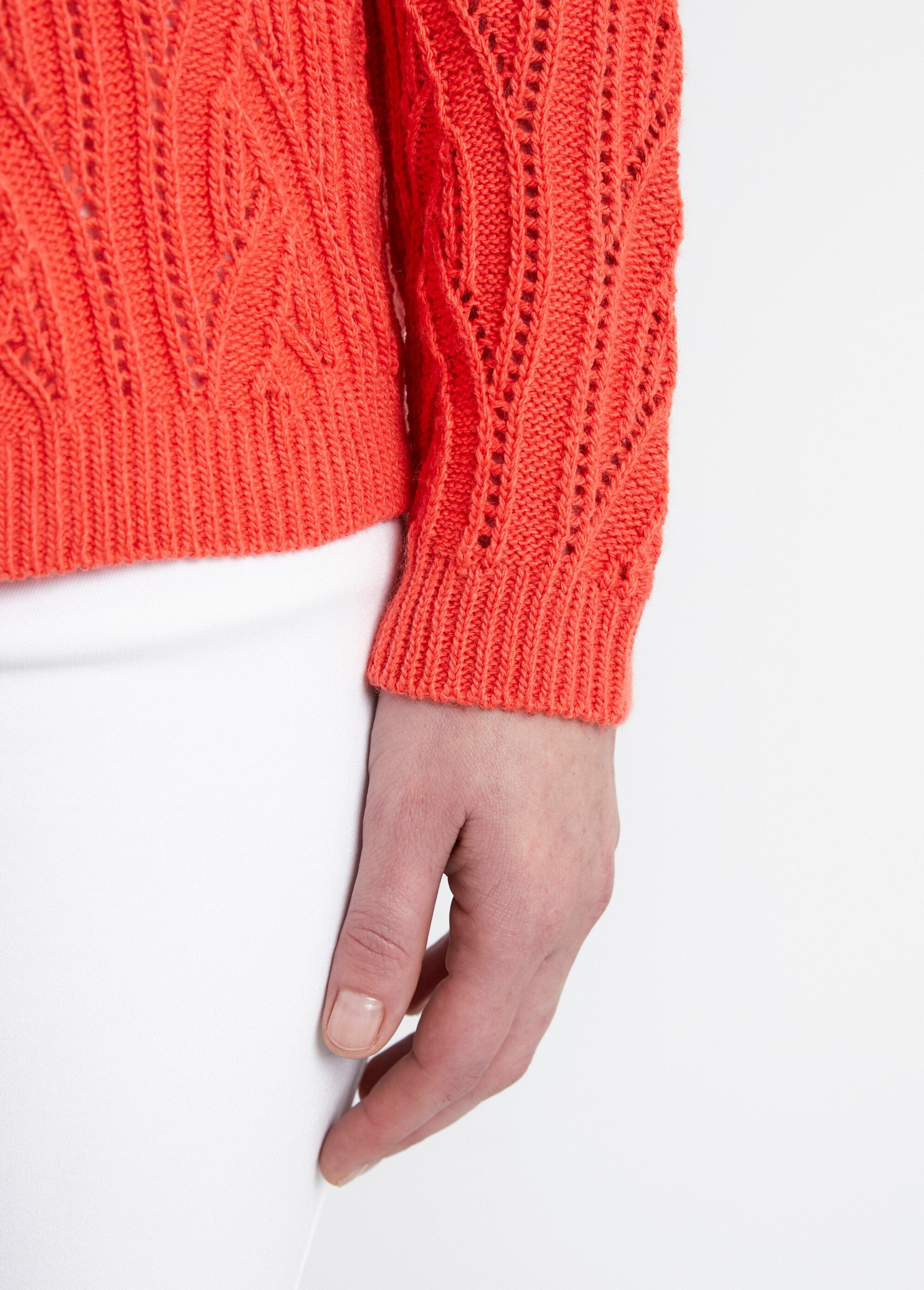 Short_buttoned_openwork_cardigan_Orange_DE3_slim