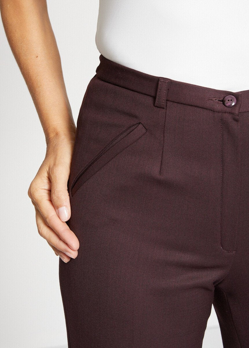 Straight_semi-elasticated_waist_pants_Plum_DE1_slim