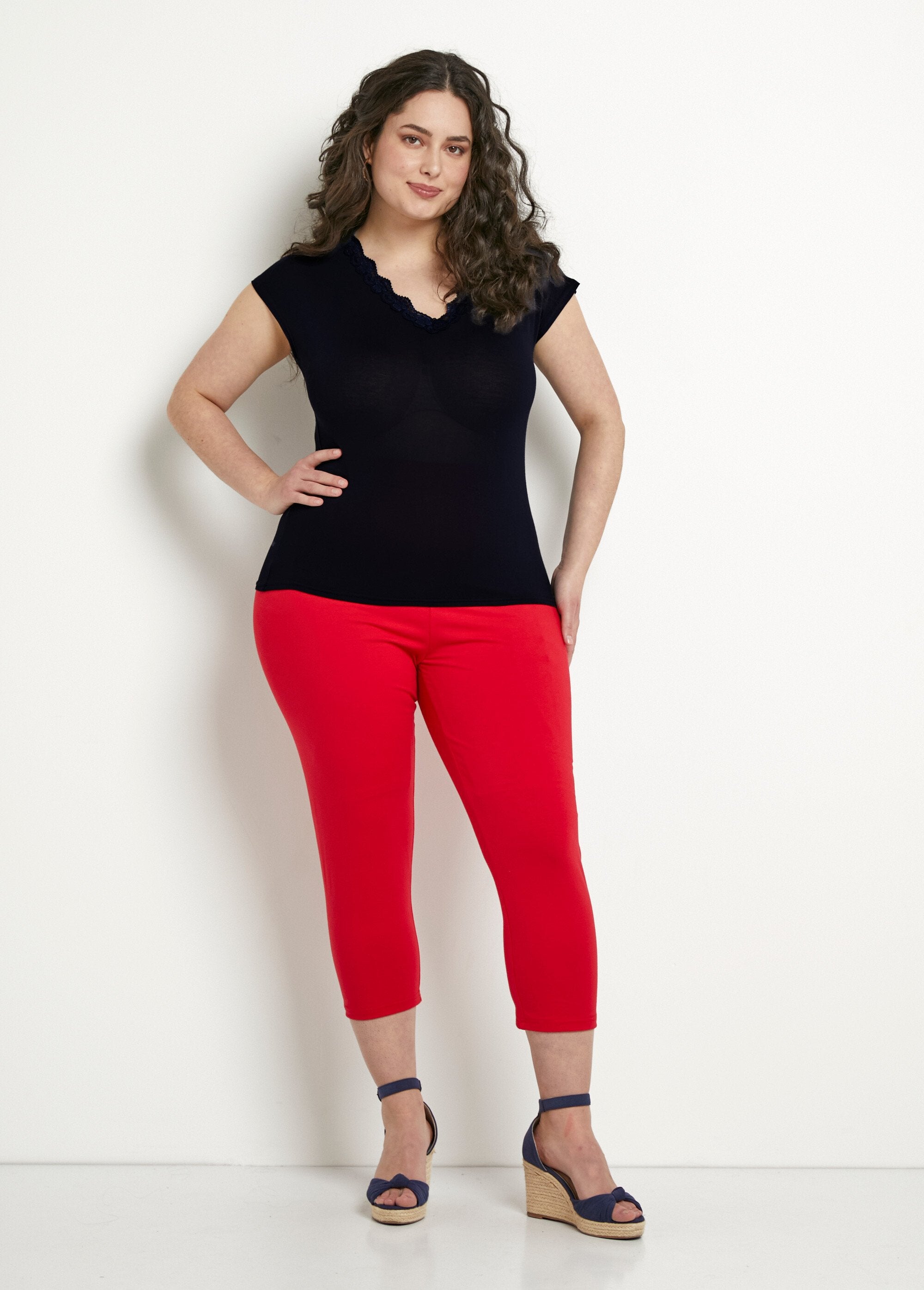 Short_leggings_with_elasticated_waistband_in_cotton_Capucine_uni_SF1_curvy