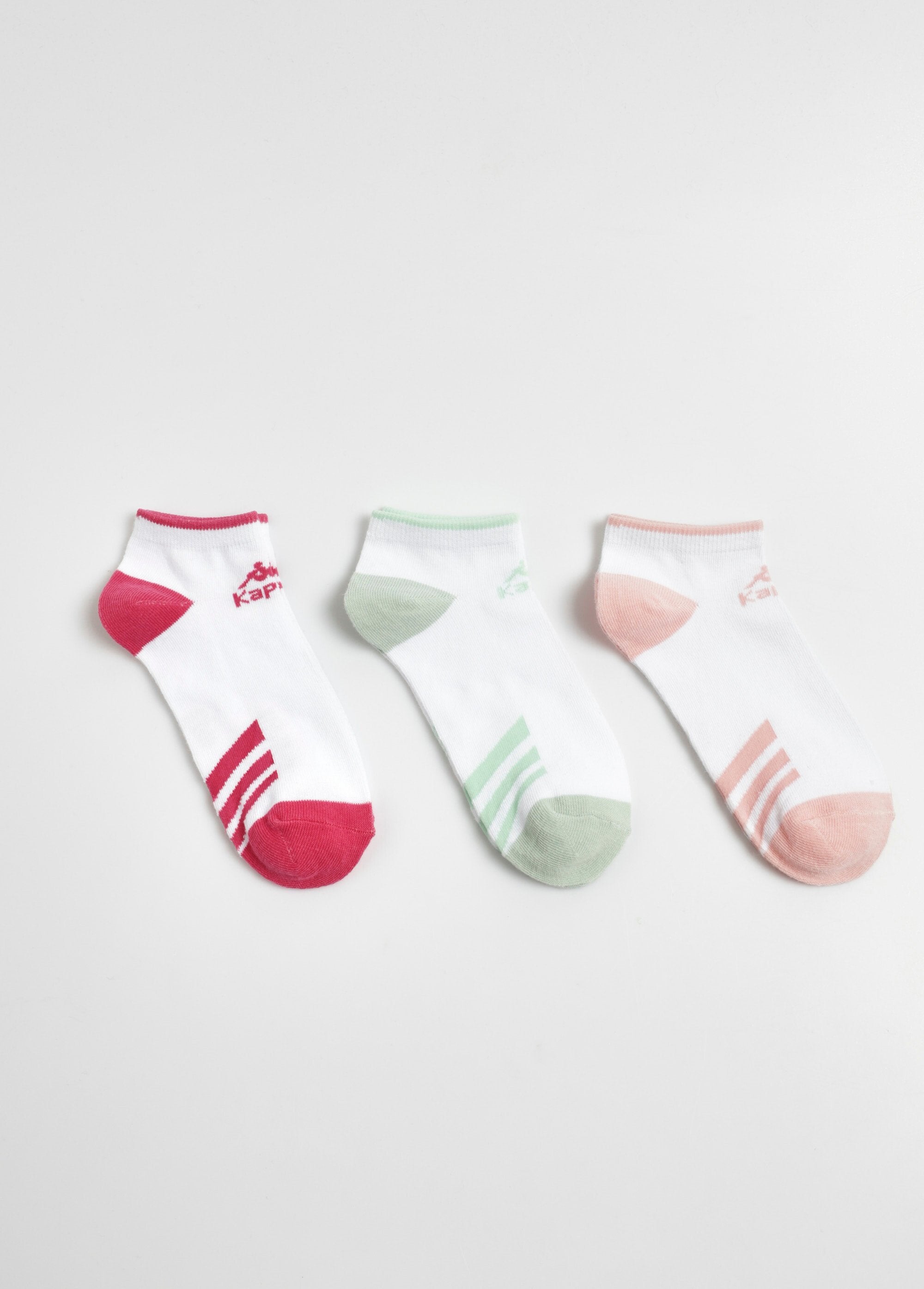 Lot_de_3_Socquettes_rayures_et_logo_Assortis_rose_DE1_slim