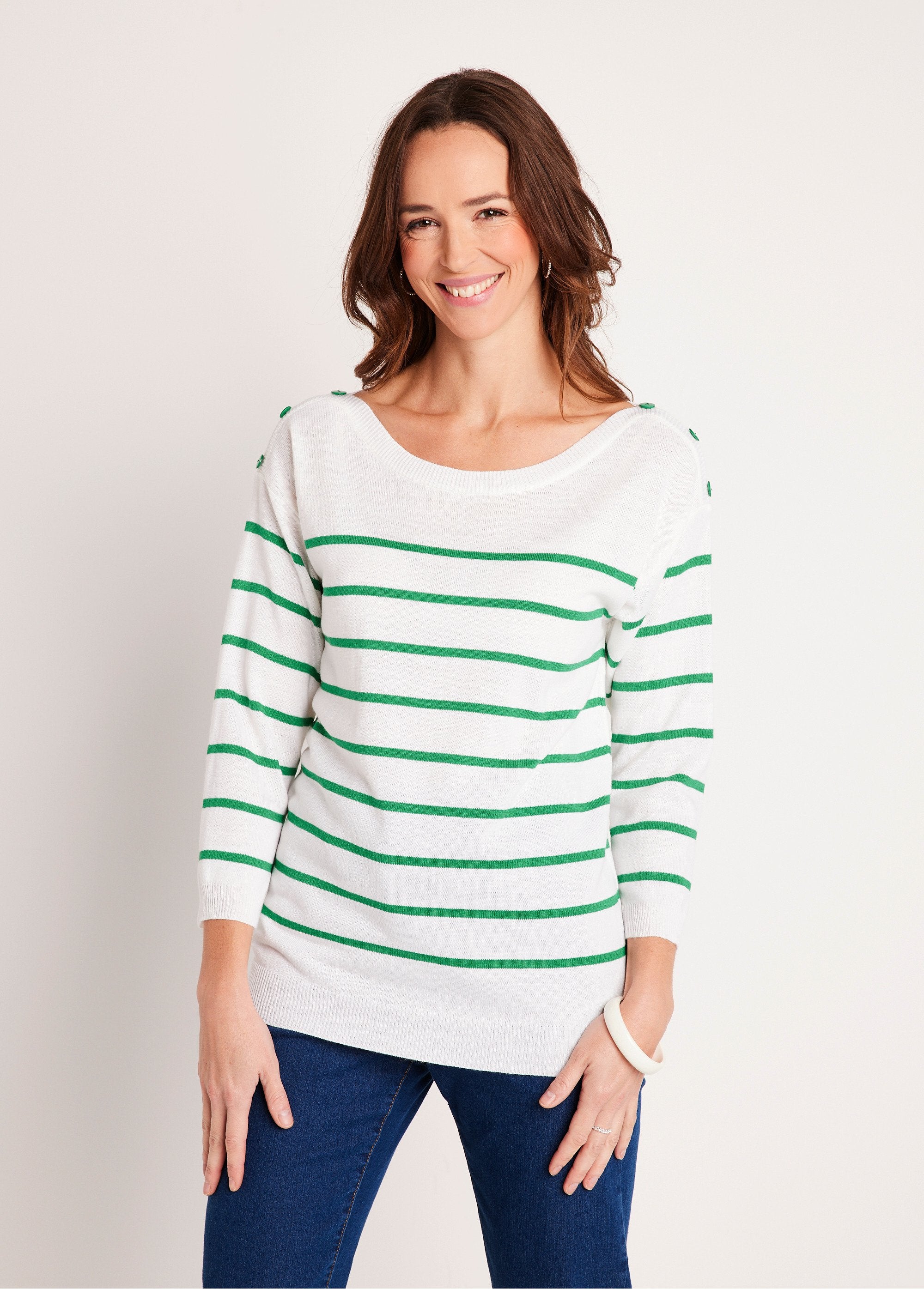 Thin_striped_sweater_White_and_green_FA1_slim