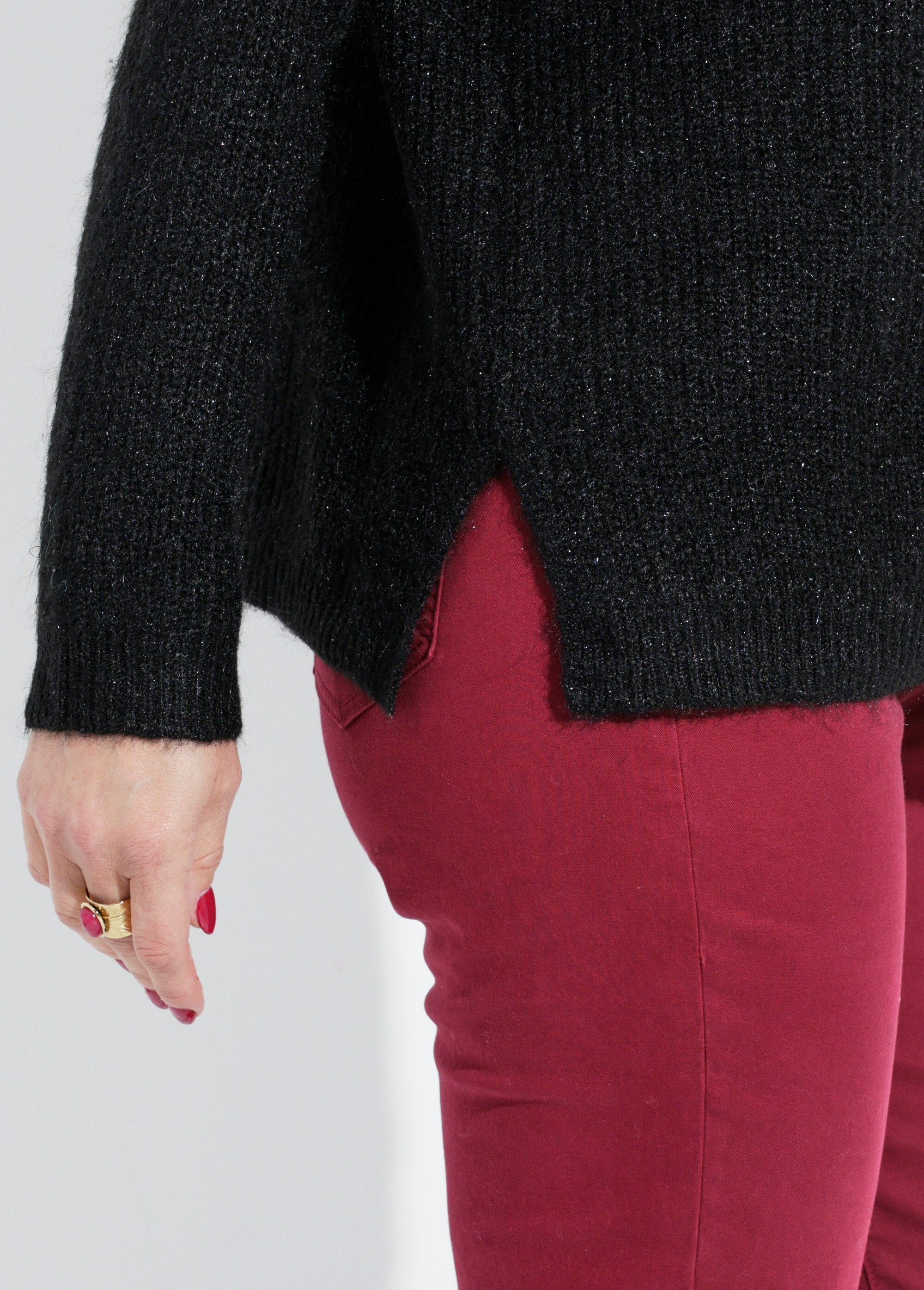 Pull_maille_mousseuse_encolure_bateau_Noir_DE2_slim