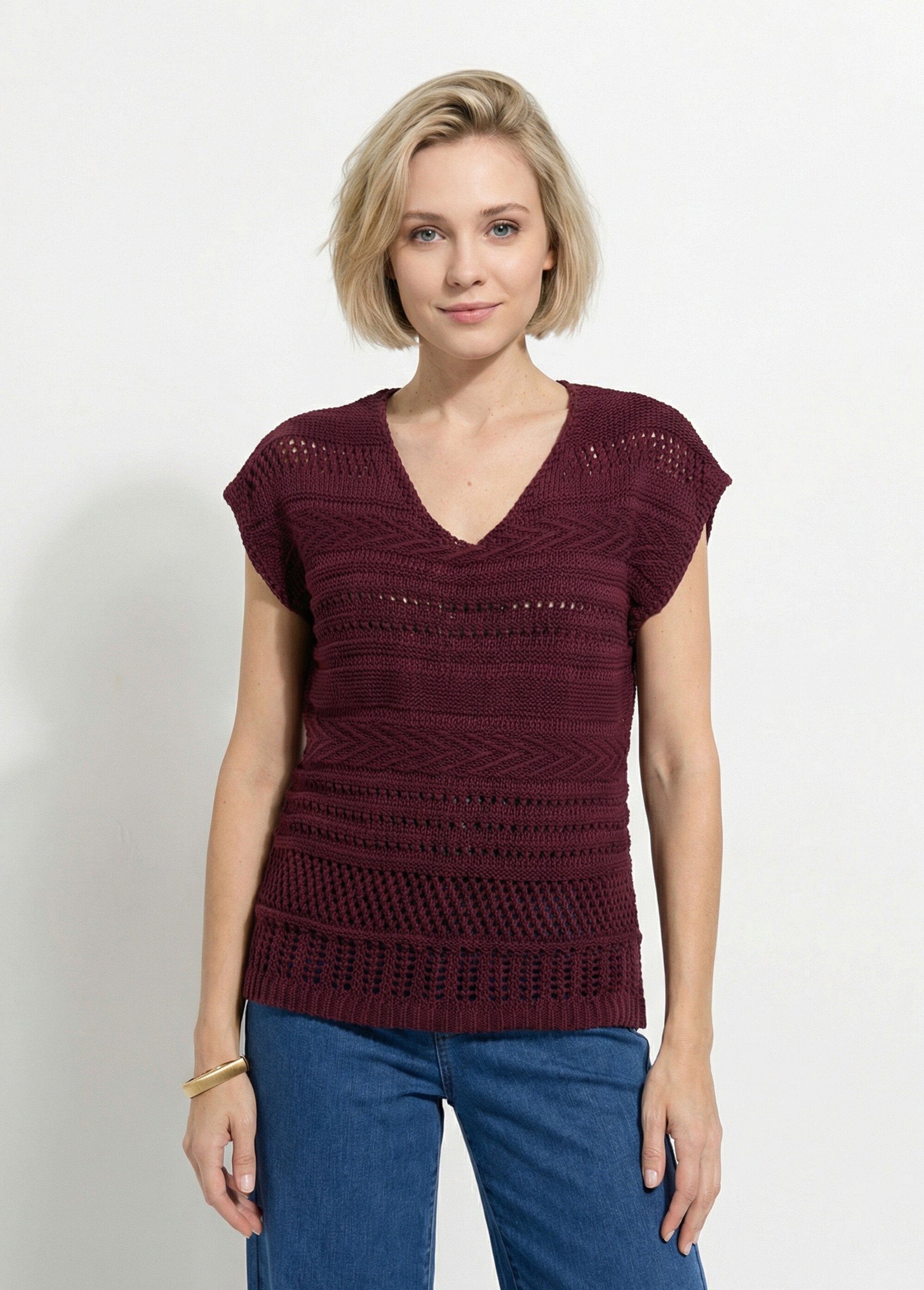 Chunky_knit_short-sleeved_jumper_Fig_FA1_slim