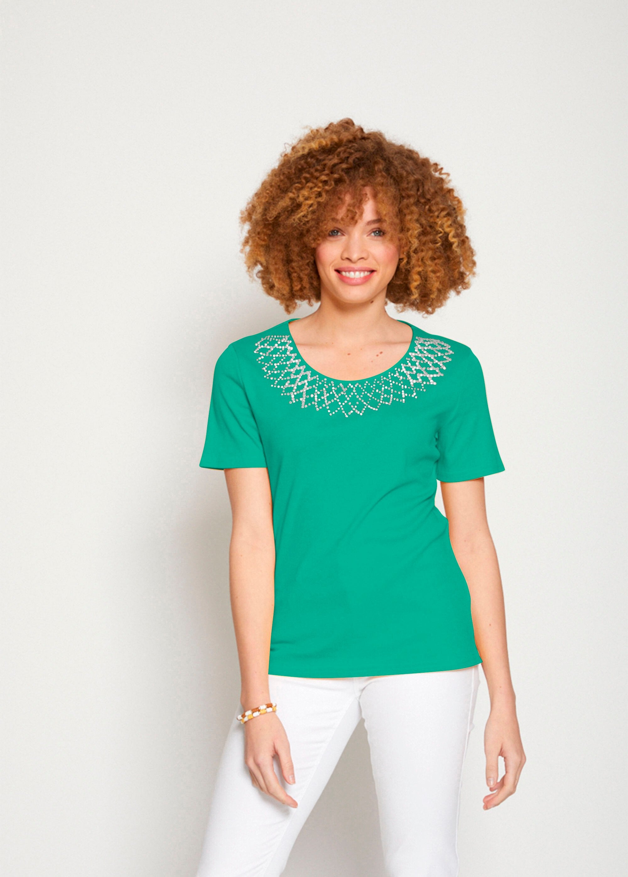 Fancy_studded_cotton_jersey_T-shirt_Green_FA1_slim