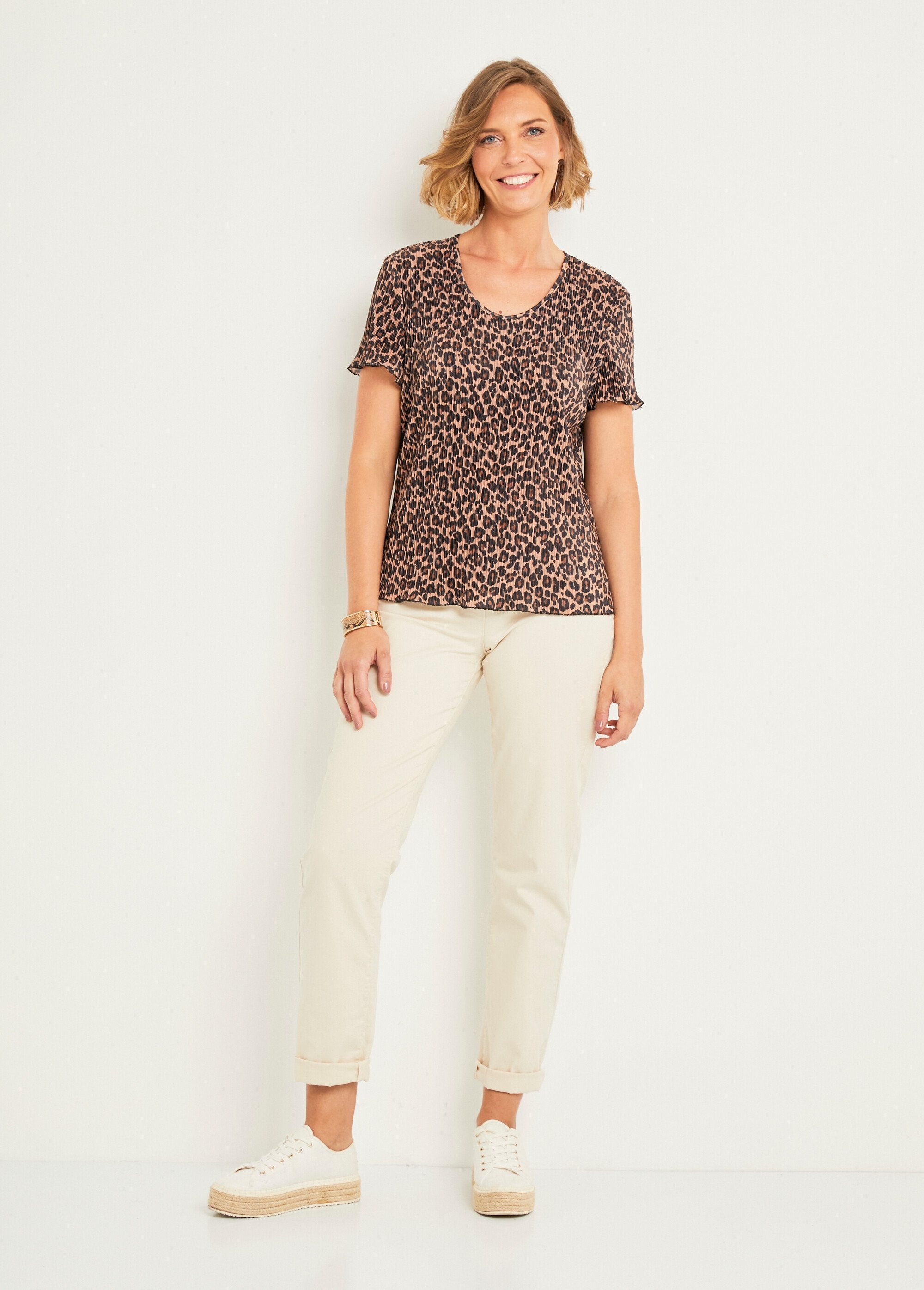 Pleated_round-neck_leopard_print_T-shirt_Leopard_print_SF1_slim