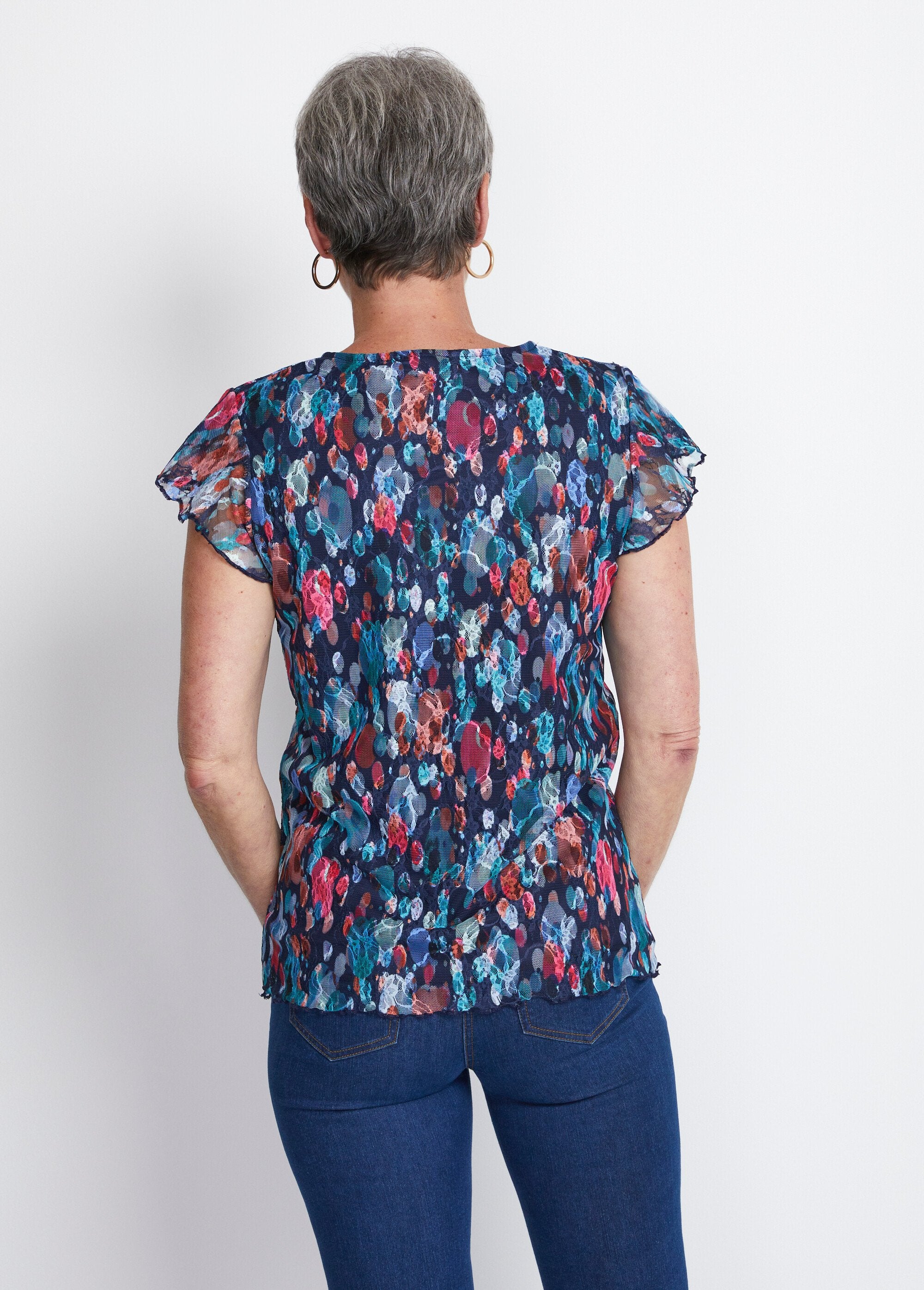 Short_printed_lace_t-shirt_Navy_and_fuchsia_DO1_slim