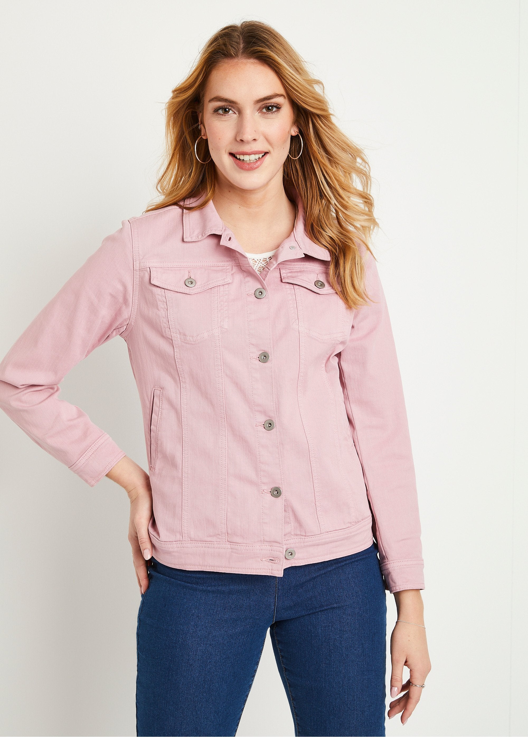 Straight_buttoned_denim_jacket_Pink_FA1_slim